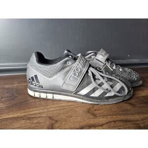 Adidas Mens Powerlift 3.1 Size 9.5 Shoes Gray Power Weight Lifting Gym Sneakers